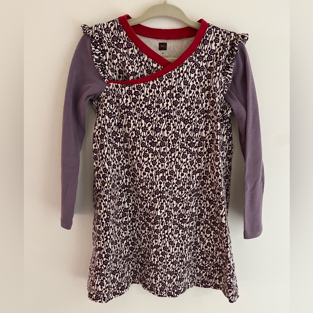 Tea Collection Wrap Neck Dress